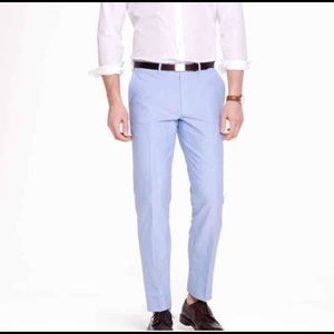 JCrew Men’s Bowery Pants Light Blue